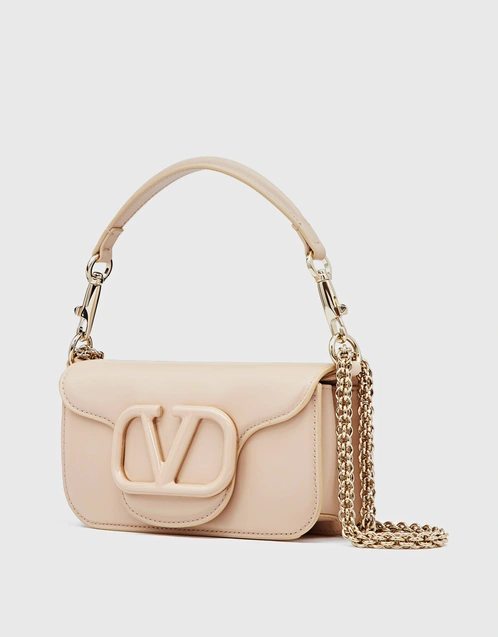 Valentino Garavani Small Vsling Handbag In Woven Calfskin - Metallic |  Editorialist